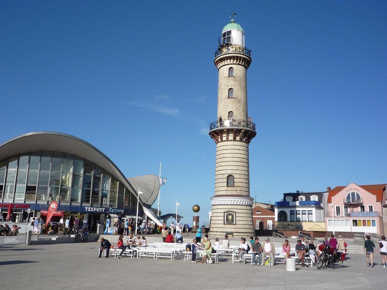 Апартаменты Sonnendeck, Direkt Am Leuchtturm Росток Экстерьер фото